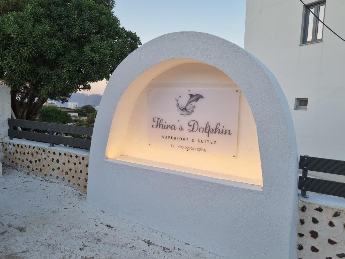 الشقق الفندقية Akrotírionفي  Thira'S Dolphin المظهر الخارجي الصورة