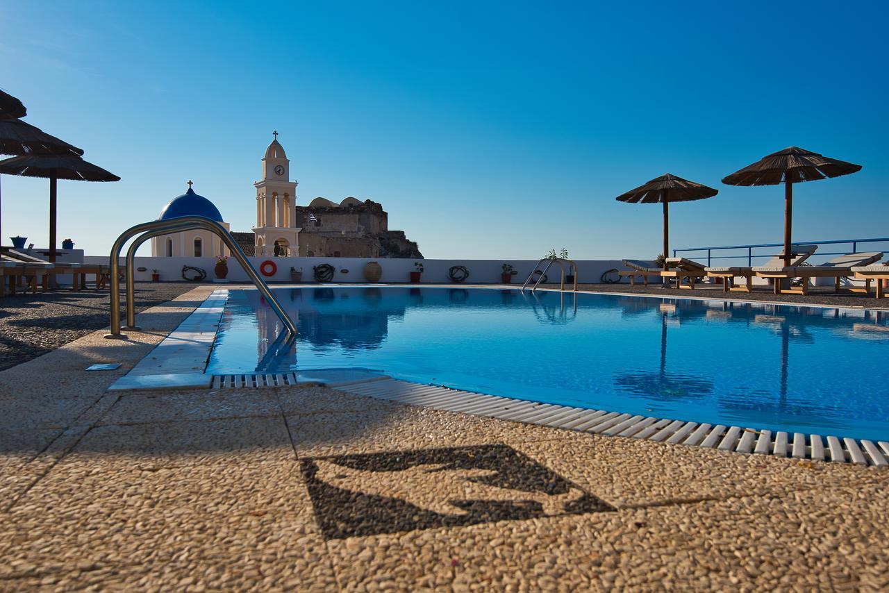 الشقق الفندقية Akrotírionفي  Thira'S Dolphin المظهر الخارجي الصورة